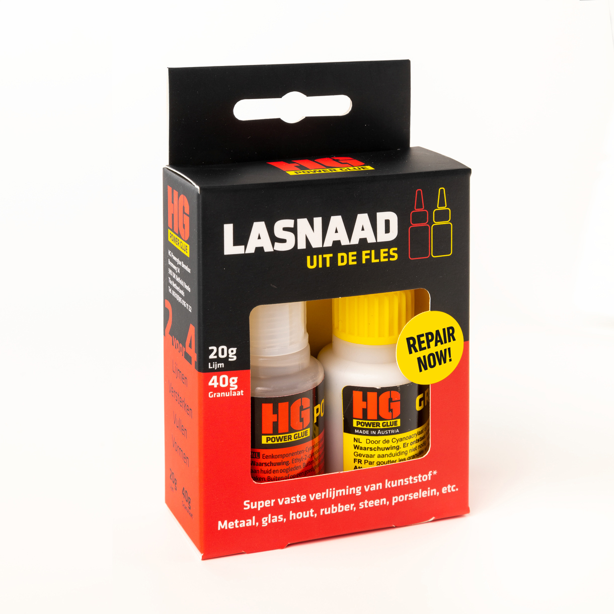 LASNAAD UIT DE FLES HG Powerglue